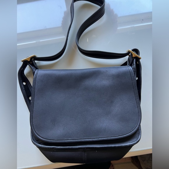 Coach Vintage Pebbled Leather Shoulder Messenger Crossbody - Picture 4 of 13